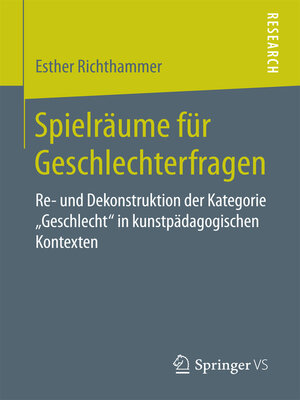 cover image of Spielräume für Geschlechterfragen